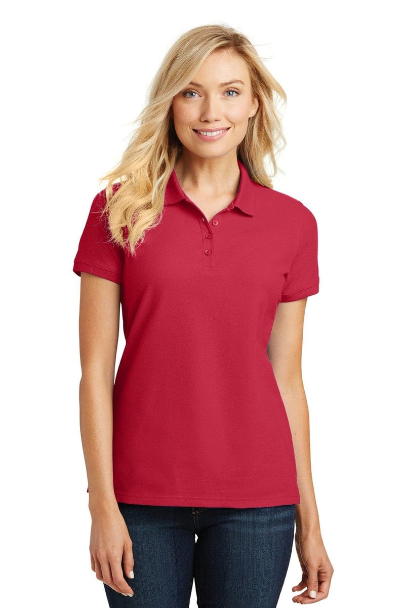 Port Authority Polos/Knits Port Authority ®  Ladies Core Classic Pique Polo. L100