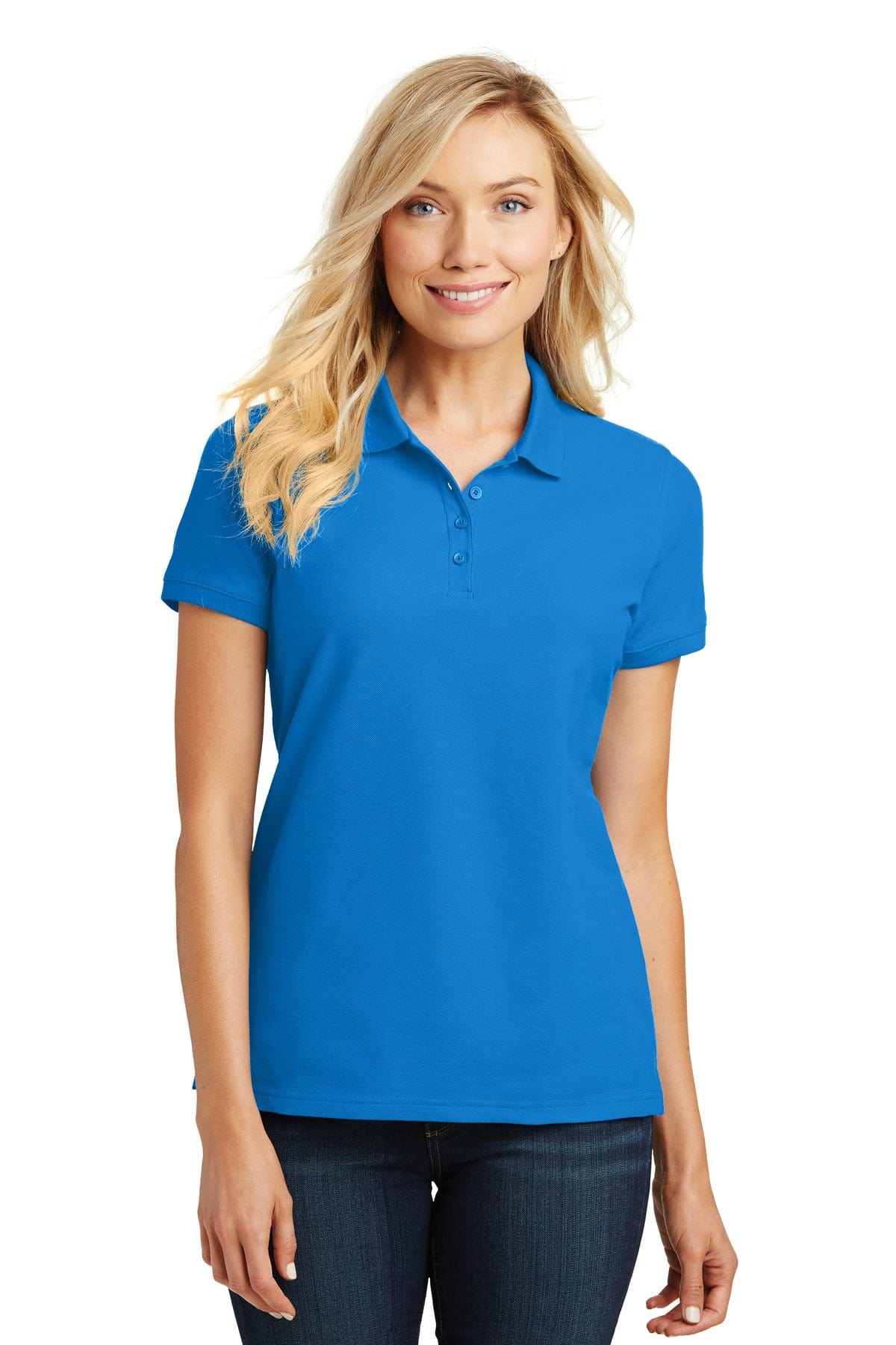Port Authority Polos/Knits Port Authority ®  Ladies Core Classic Pique Polo. L100