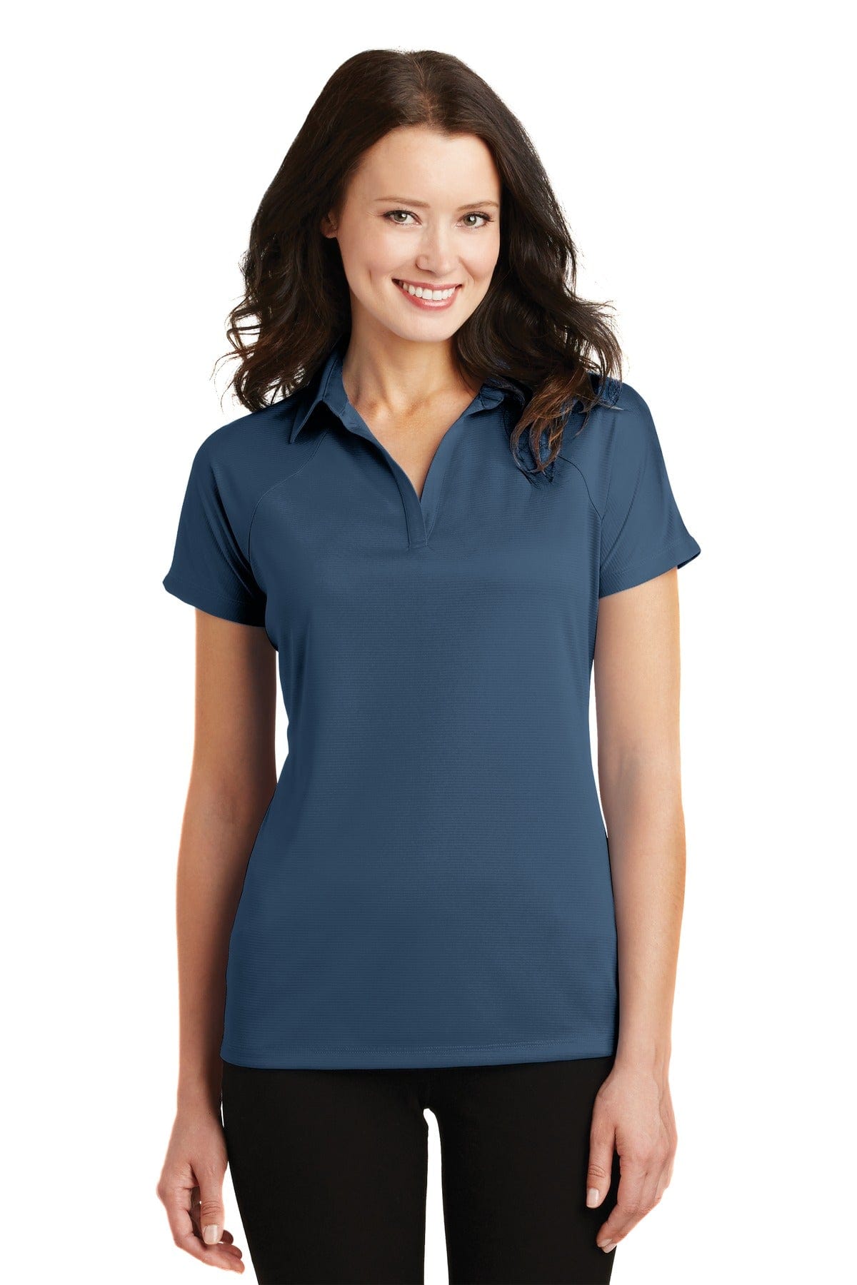 Port Authority Polos/Knits Port Authority ®  Ladies Crossover Raglan Polo. L575
