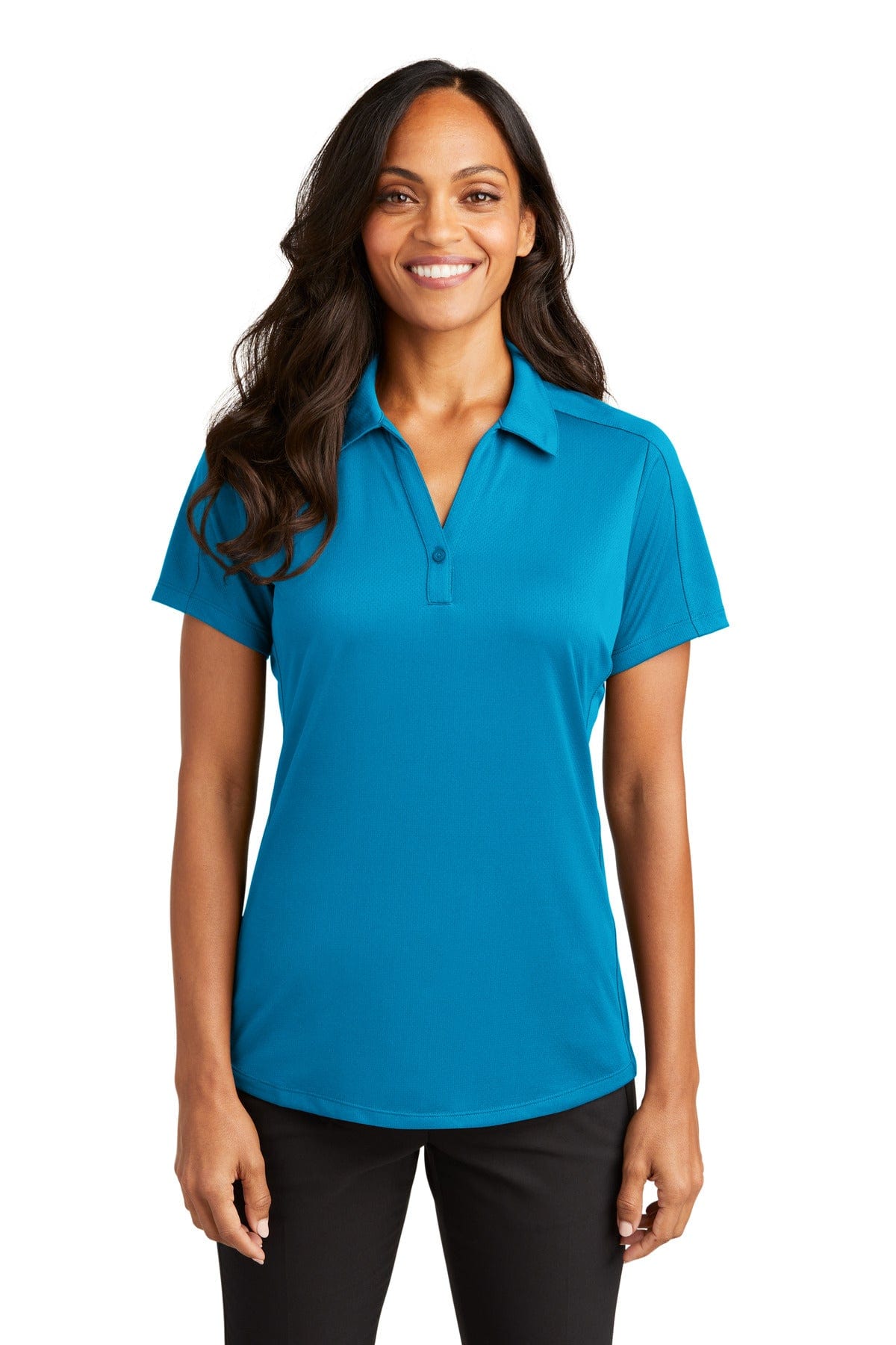 Port Authority Polos/Knits Port Authority ®  Ladies Diamond Jacquard Polo. L569