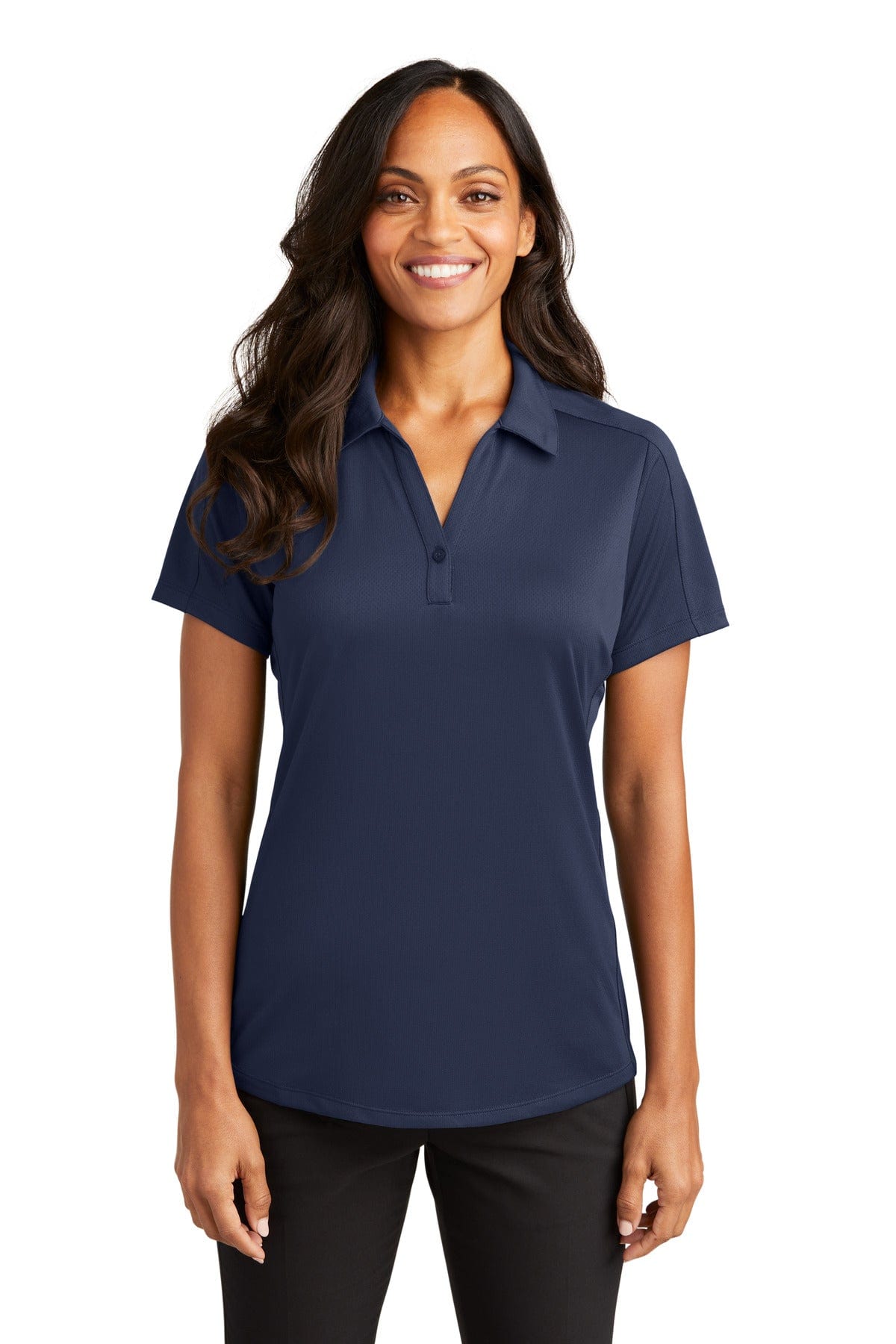 Port Authority Polos/Knits Port Authority ®  Ladies Diamond Jacquard Polo. L569