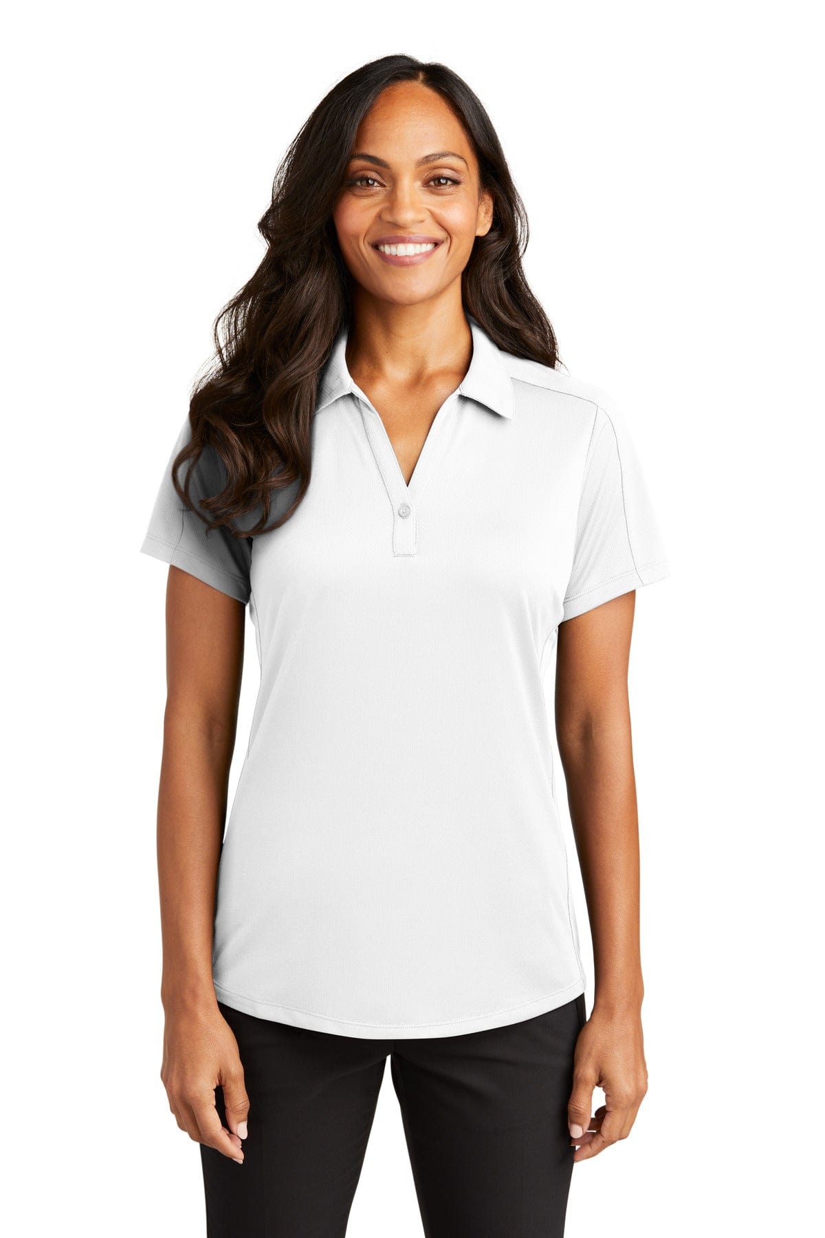 Port Authority Polos/Knits Port Authority ®  Ladies Diamond Jacquard Polo. L569
