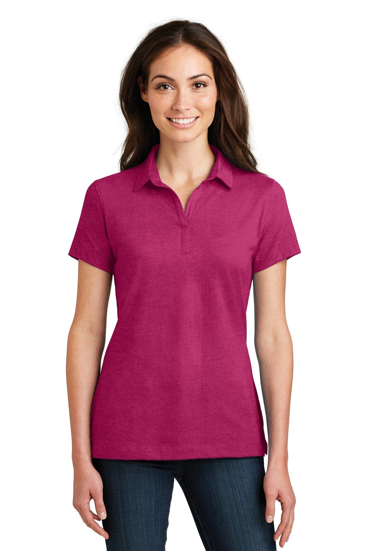 Port Authority Polos/Knits Port Authority ®  Ladies Meridian Cotton Blend Polo. L577