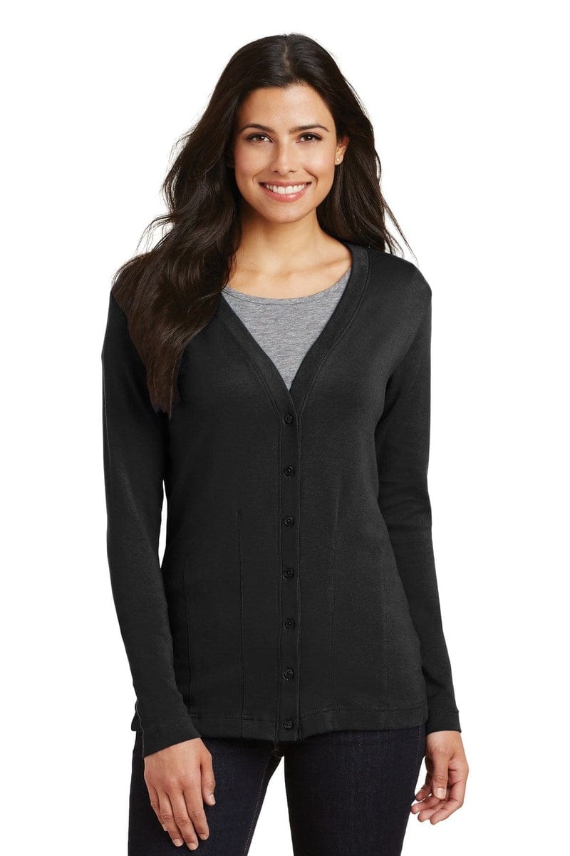 Port Authority Polos/Knits Port Authority ®  Ladies Modern Stretch Cotton Cardigan. L515