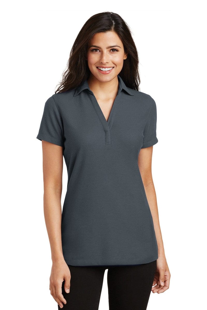 Port Authority Polos/Knits Port Authority ®  Ladies Silk Touch ™  Y-Neck Polo. L5001