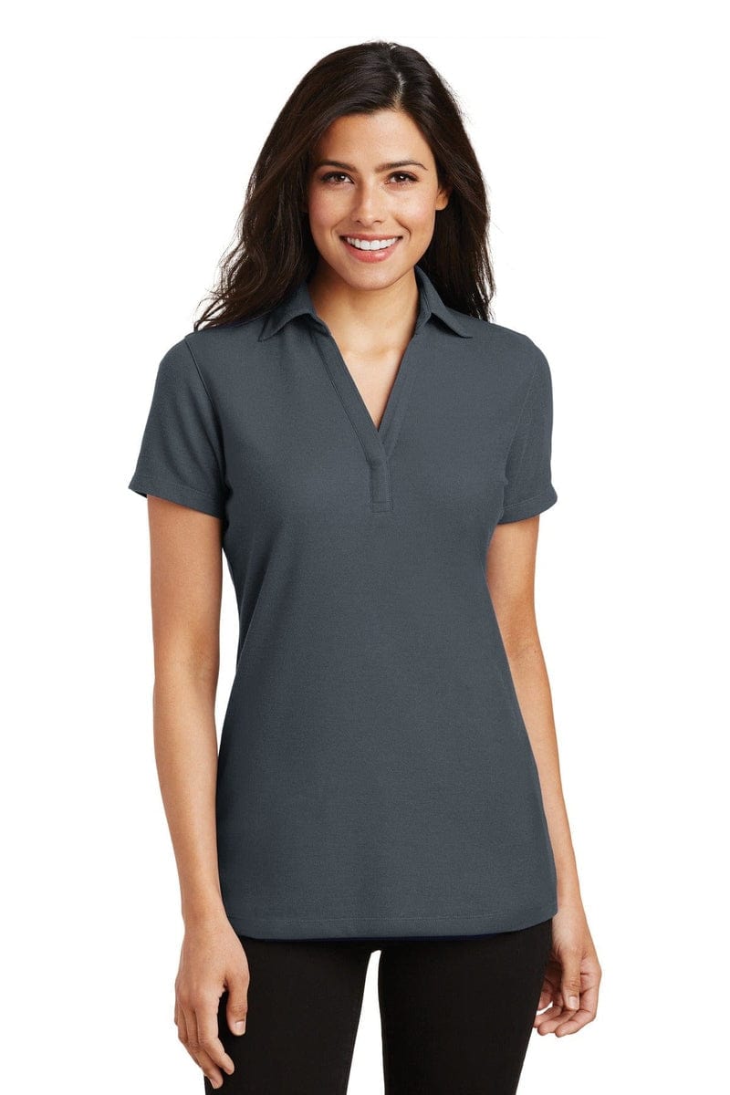 Port Authority Polos/Knits Port Authority ®  Ladies Silk Touch ™  Y-Neck Polo. L5001