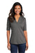 Port Authority Polos/Knits Port Authority  ®  Ladies Stretch Heather Open Neck Top  LK583