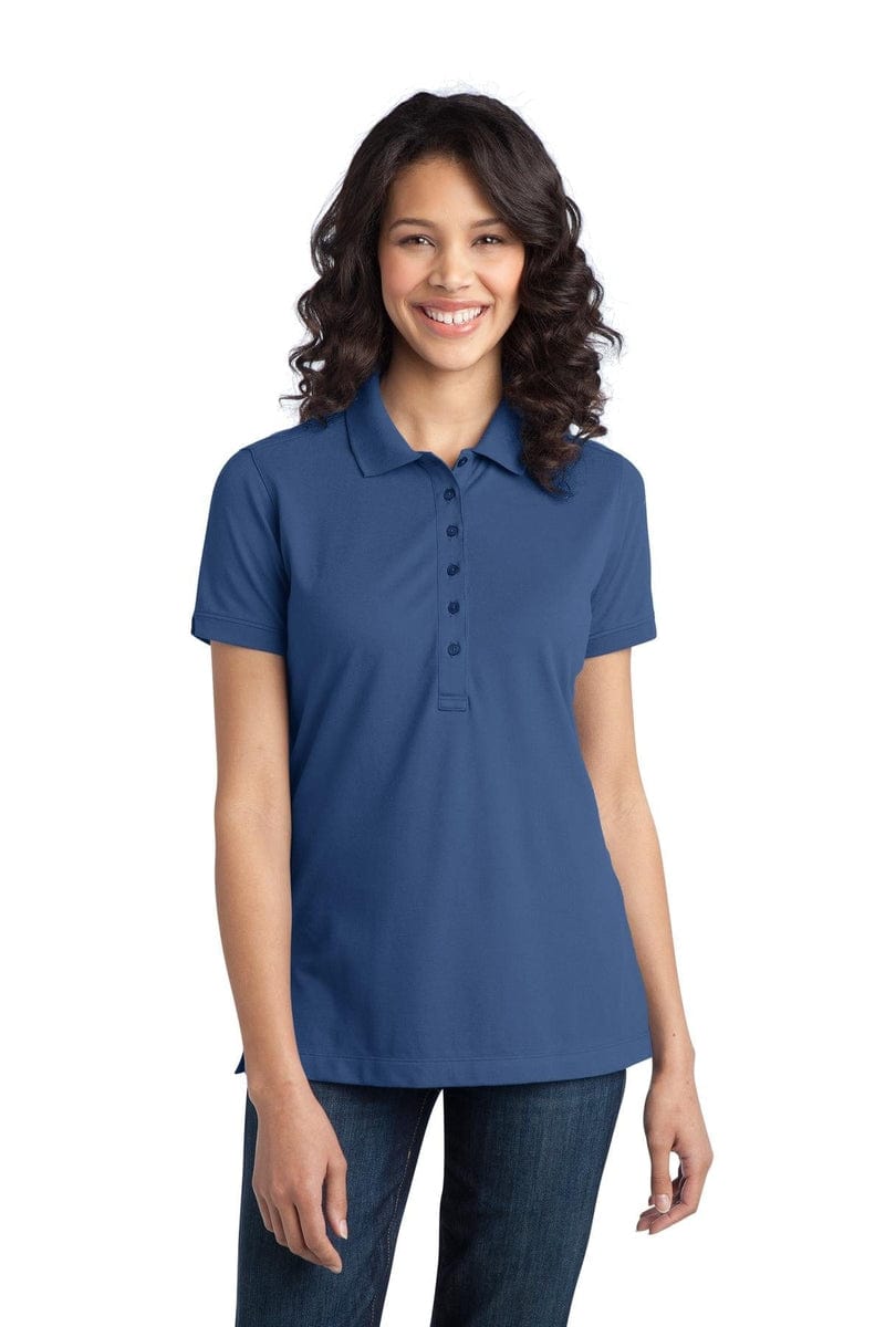 Port Authority Polos/Knits Port Authority ®  Ladies Stretch Pique Polo. L555
