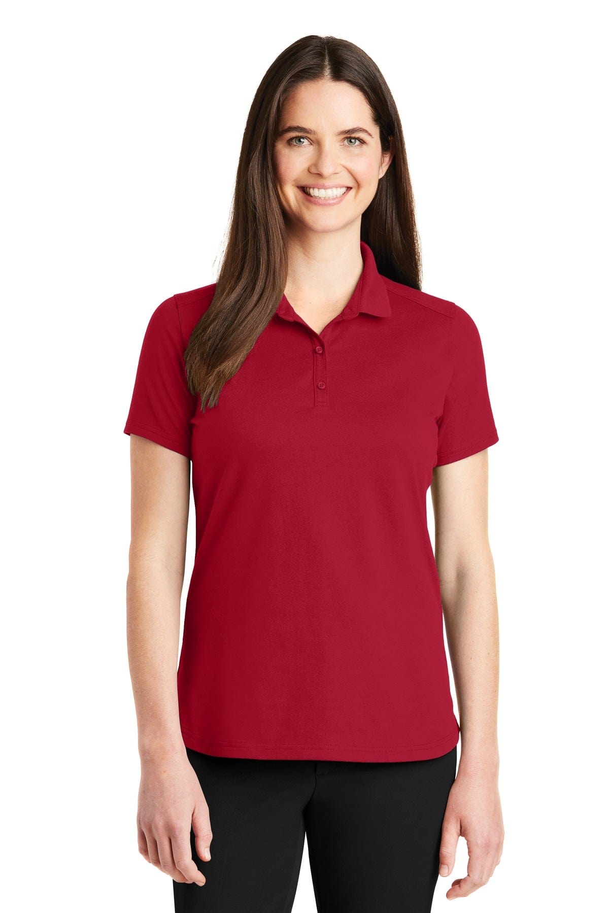 Port Authority Polos/Knits Port Authority ®  Ladies SuperPro ™  Knit Polo. LK164