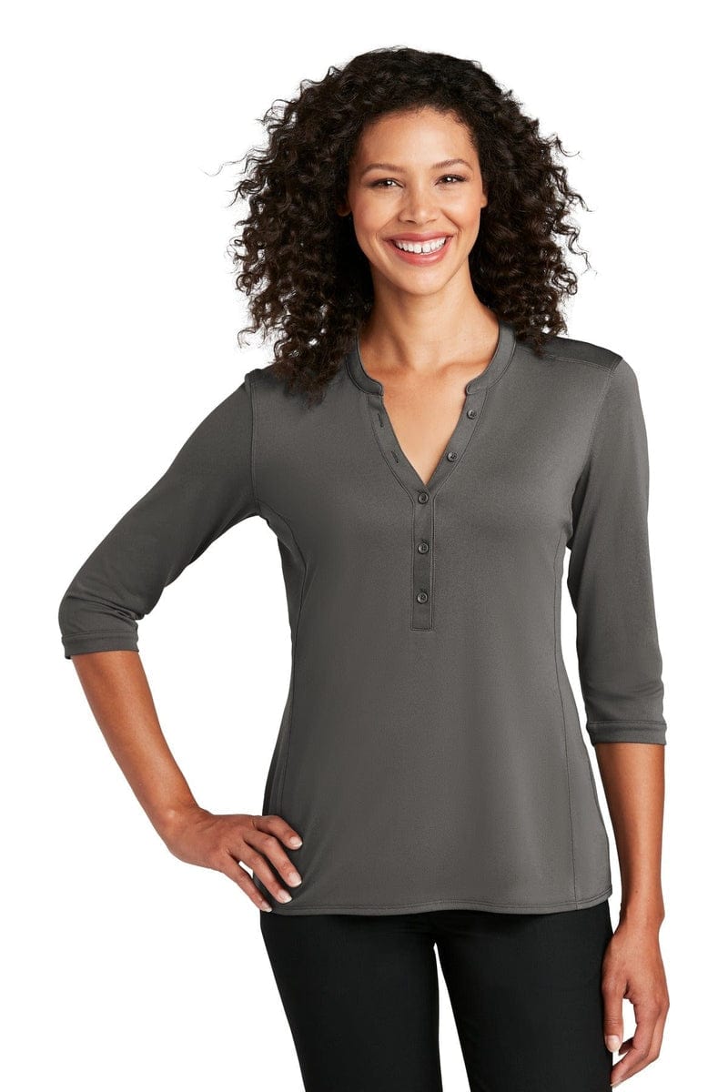 Port Authority Polos/Knits Port Authority  ®   Ladies UV Choice Pique Henley LK750