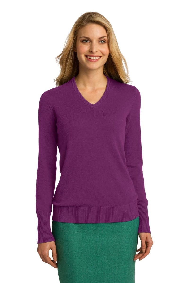 Port Authority Polos/Knits Port Authority ®  Ladies V-Neck Sweater. LSW285