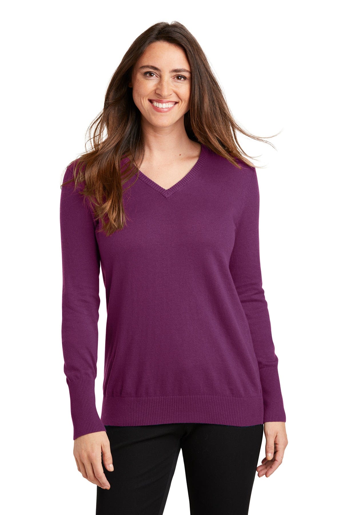 Port Authority Polos/Knits Port Authority ®  Ladies V-Neck Sweater. LSW285