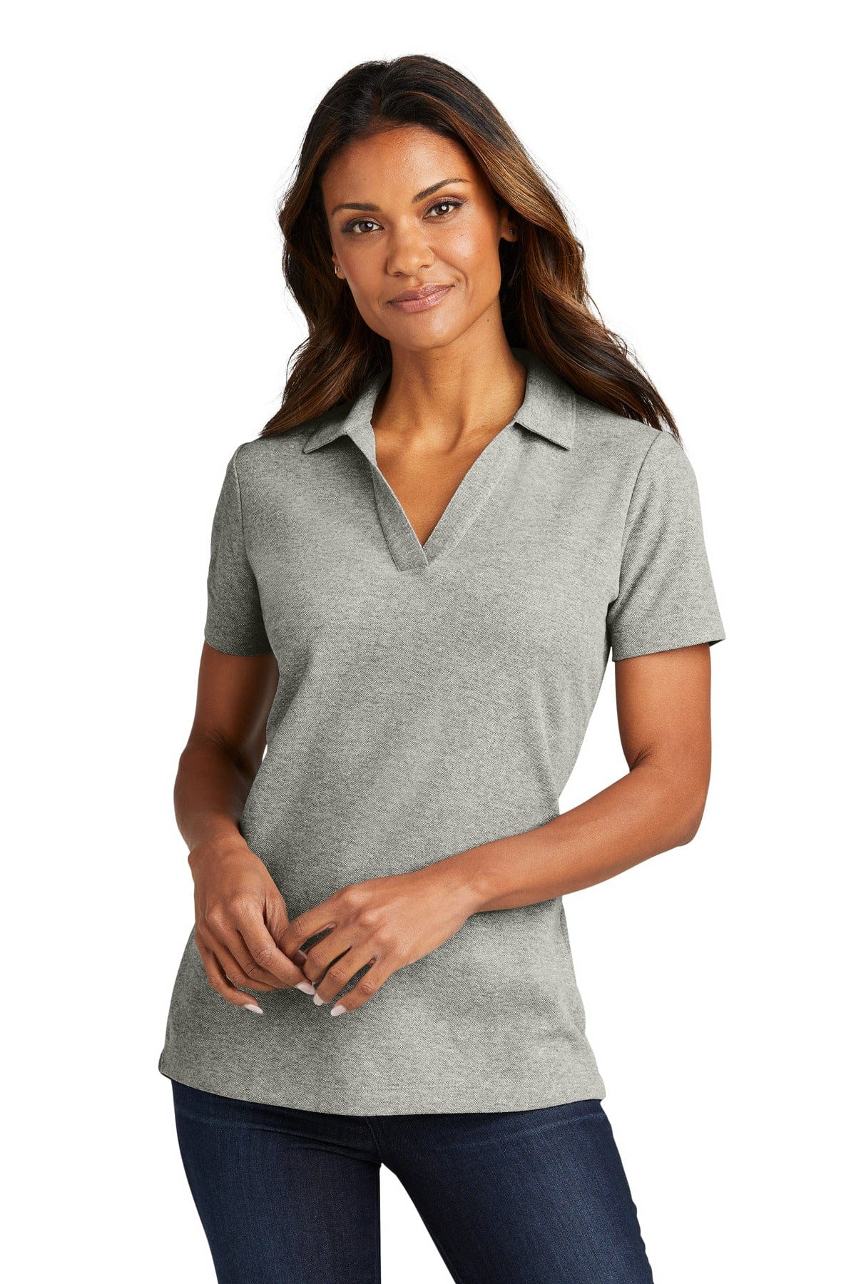 Port Authority Polos/Knits Port Authority LK867: Ladies C-FREE Cotton Blend Pique Polo