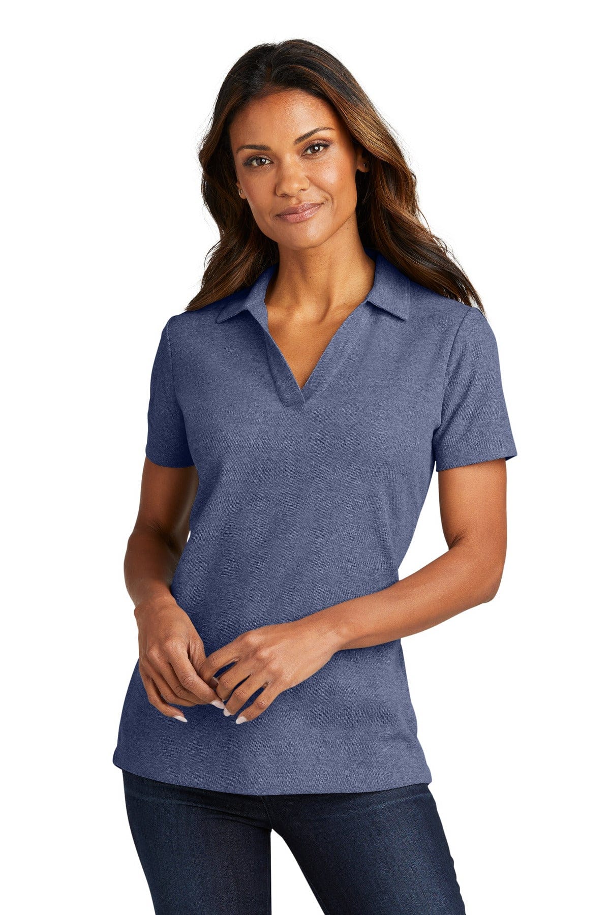 Port Authority Polos/Knits Port Authority LK867: Ladies C-FREE Cotton Blend Pique Polo