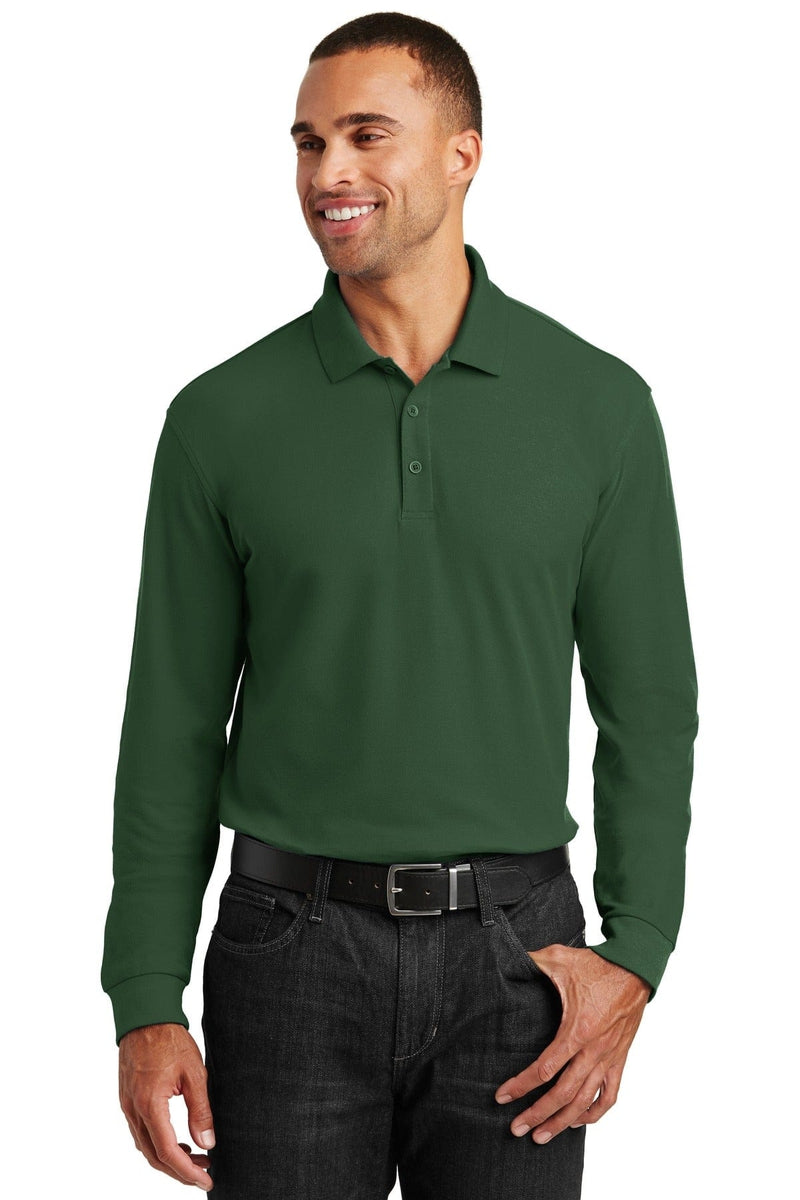 Port Authority Polos/Knits Port Authority®  Long Sleeve Core Classic Pique Polo. K100LS