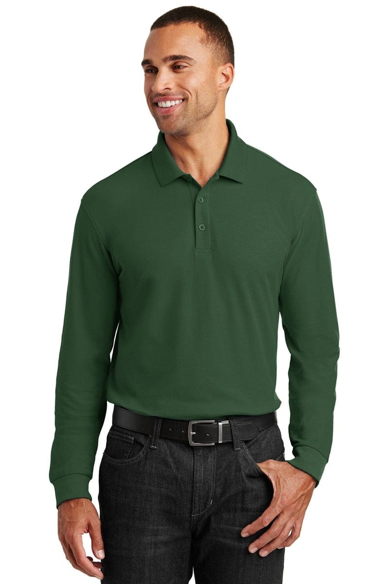 Port Authority Polos/Knits Port Authority®  Long Sleeve Core Classic Pique Polo. K100LS