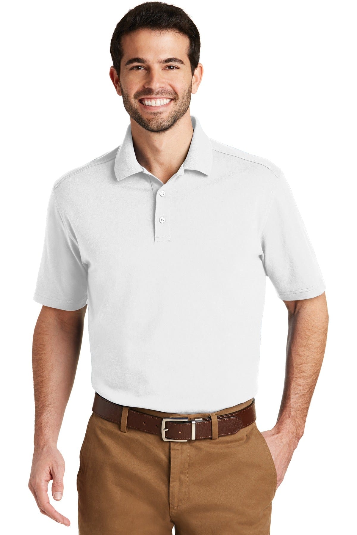 Port Authority Polos/Knits Port Authority®  SuperPro™  Knit Polo. K164