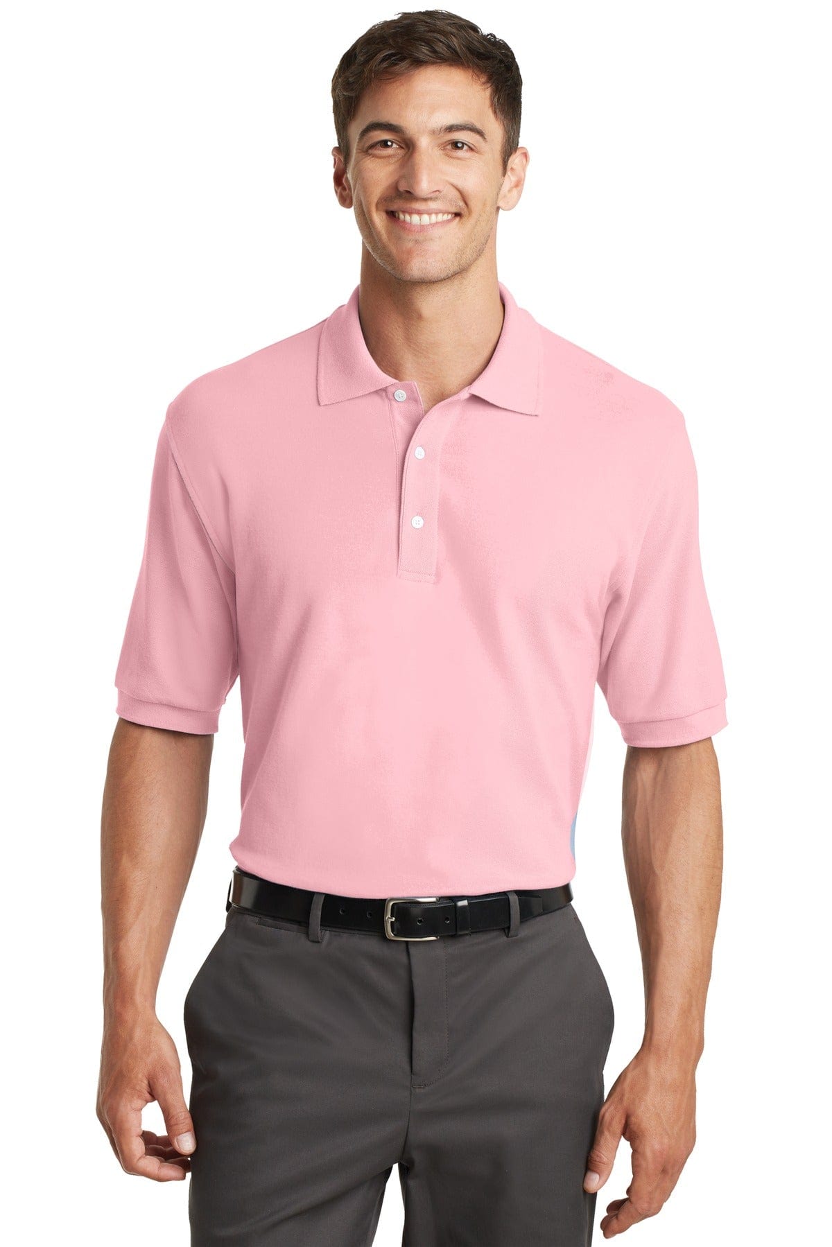 Port Authority Polos/Knits S / Light Pink DISCONTINUED  Port Authority ®  100% Pima Cotton Polo.  K448