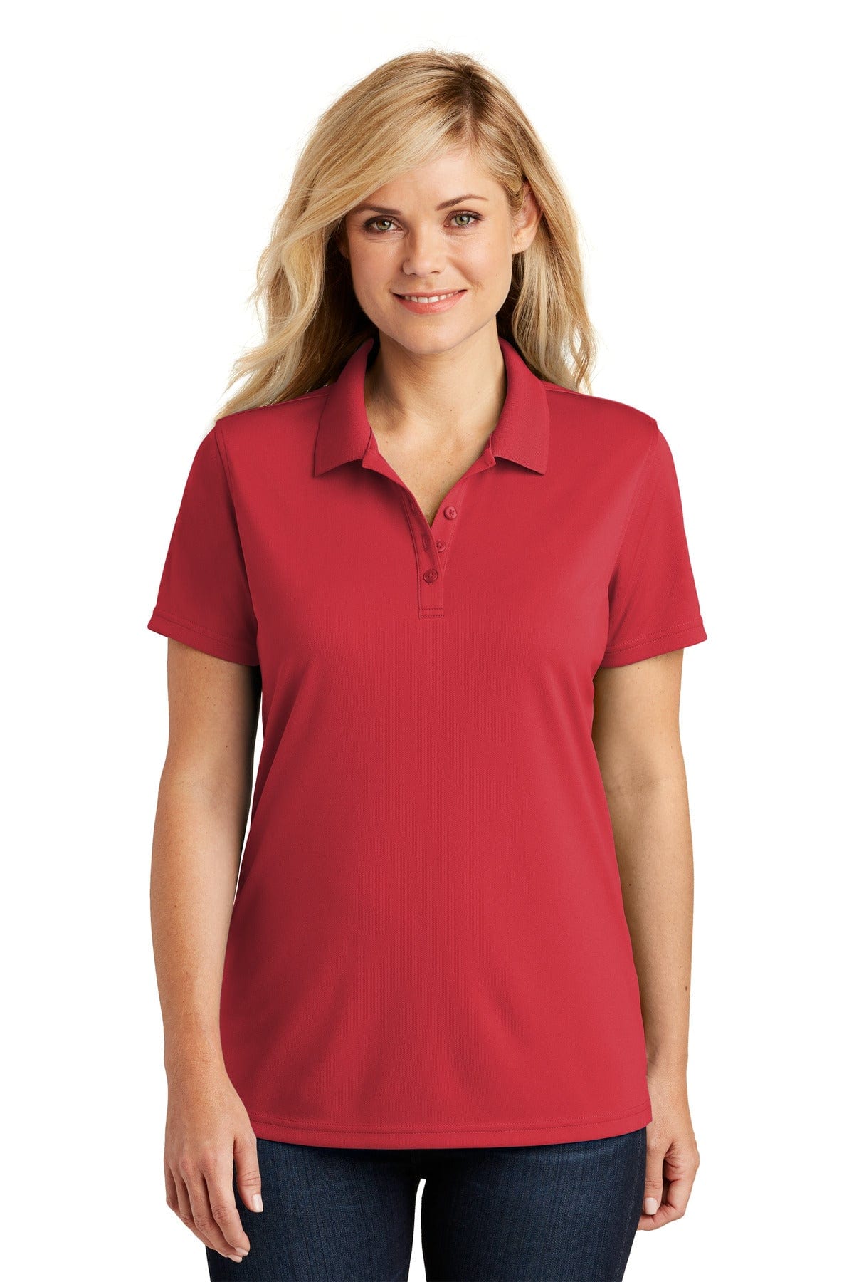Port Authority Polos/Knits XL / Rich Red Port Authority ®  Ladies Dry Zone ®  UV Micro-Mesh Polo. LK110