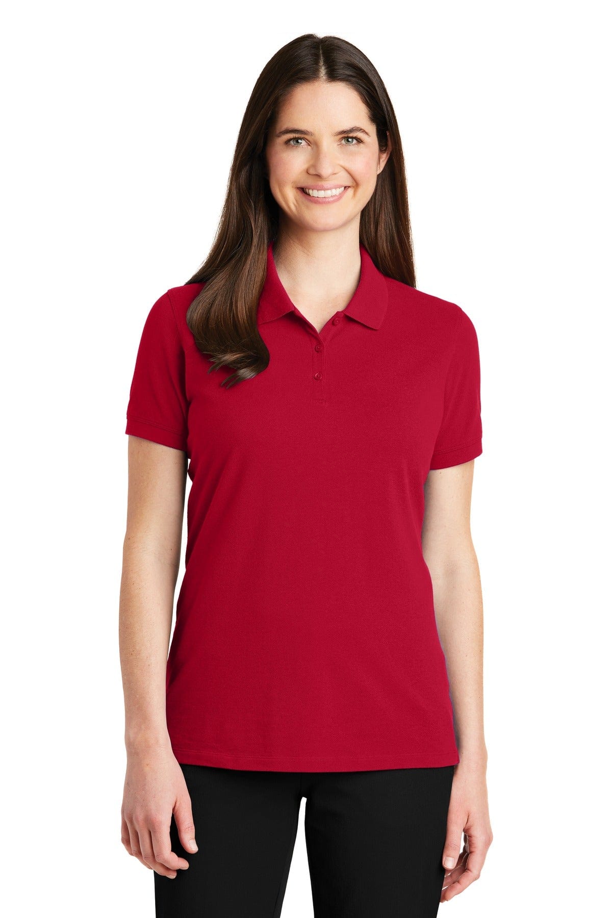 Port Authority Polos/Knits XS / Apple Red Port Authority ®  Ladies EZCotton ®  Polo. LK8000