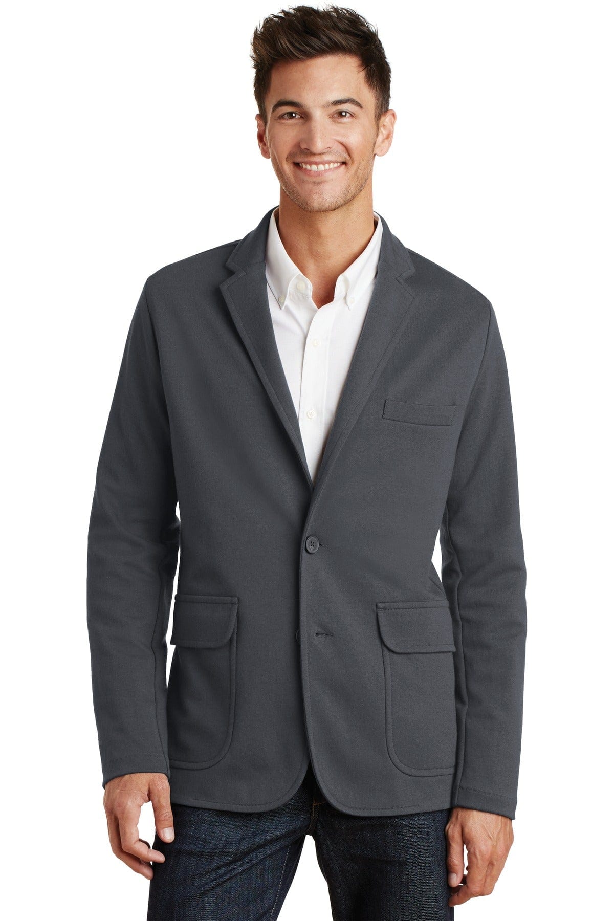 Port Authority Polos/Knits XS / Battleship Grey DISCONTINUED  Port Authority ®  Knit Blazer. M2000