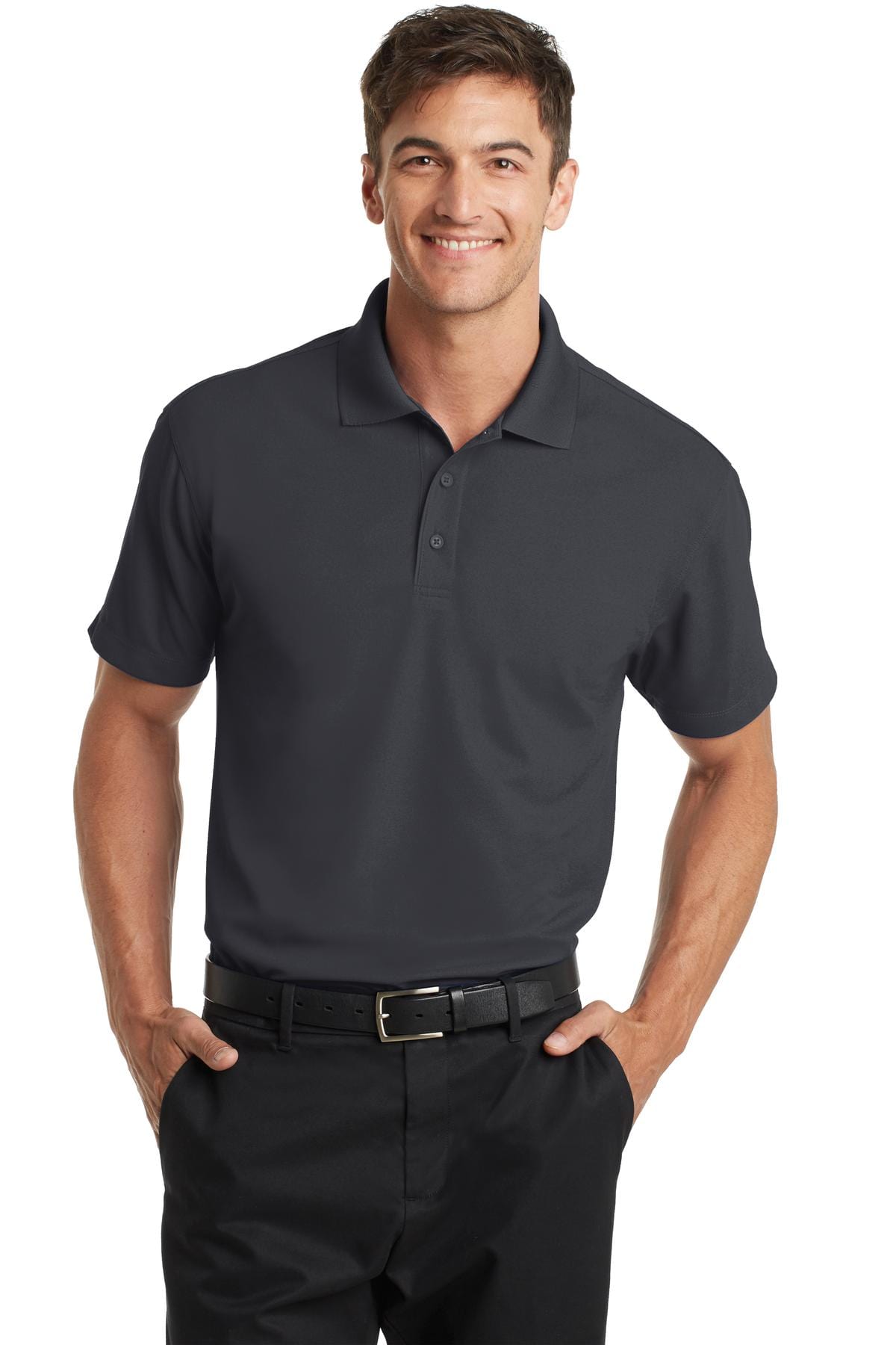 Port Authority Polos/Knits XS / Battleship Grey Port Authority®  Dry Zone ®  Grid Polo. K572