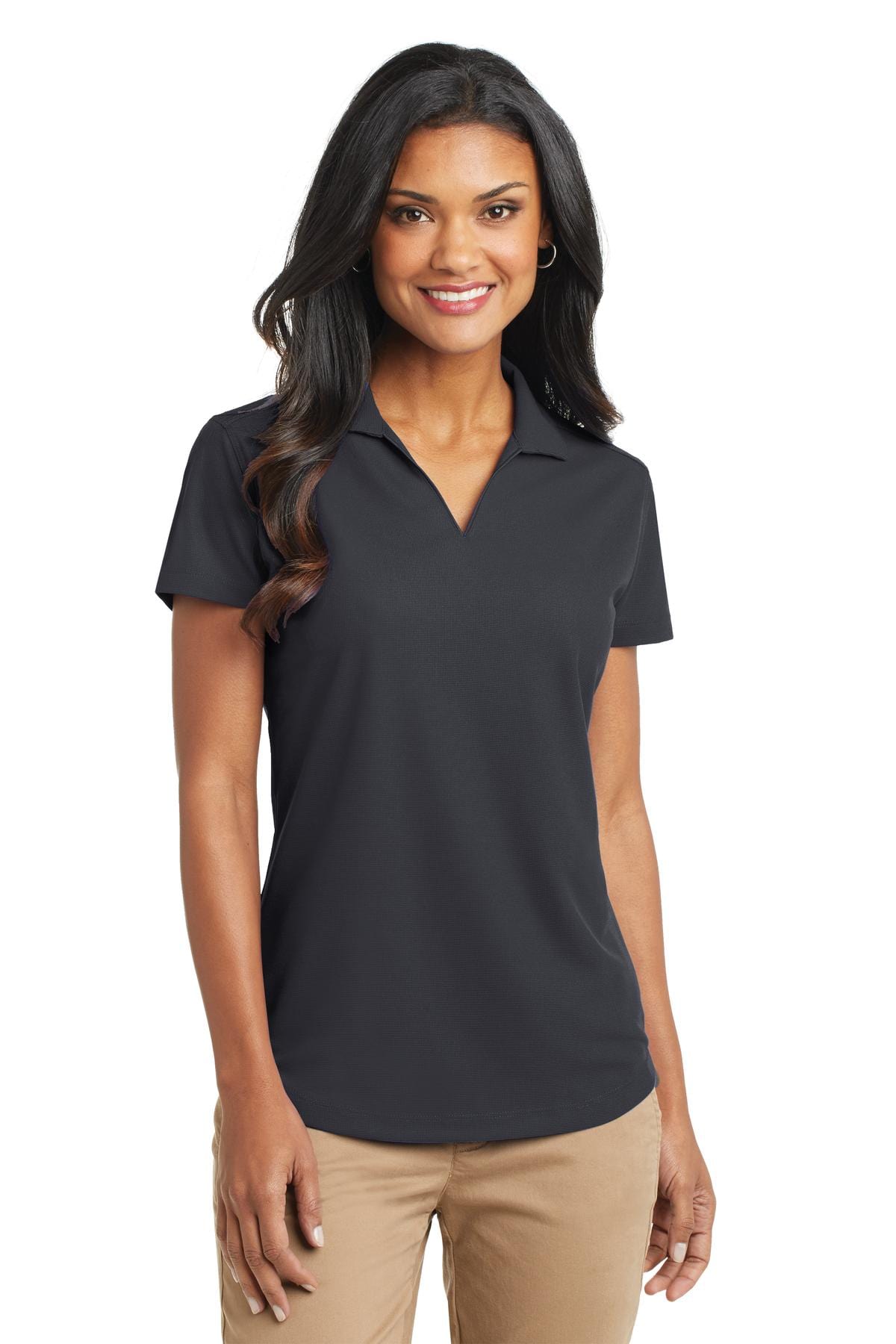 Port Authority Polos/Knits XS / Battleship Grey Port Authority ®  Ladies Dry Zone ®  Grid Polo. L572