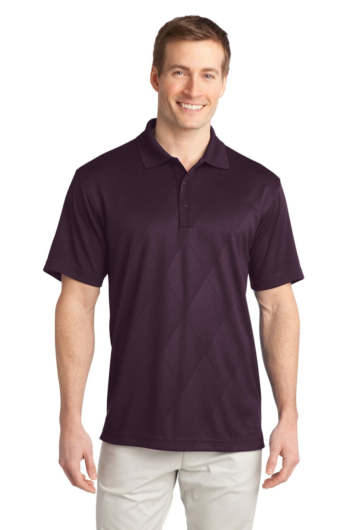 Port Authority Polos/Knits XS / Bermuda Purple Port Authority ®  Tech Embossed Polo. K548
