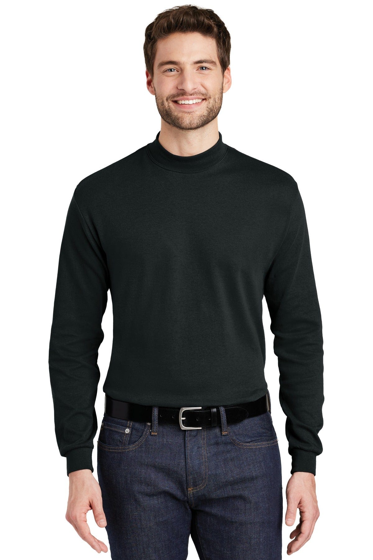 Port Authority Polos/Knits XS / Black Port Authority ®  Interlock Knit Mock Turtleneck.  K321