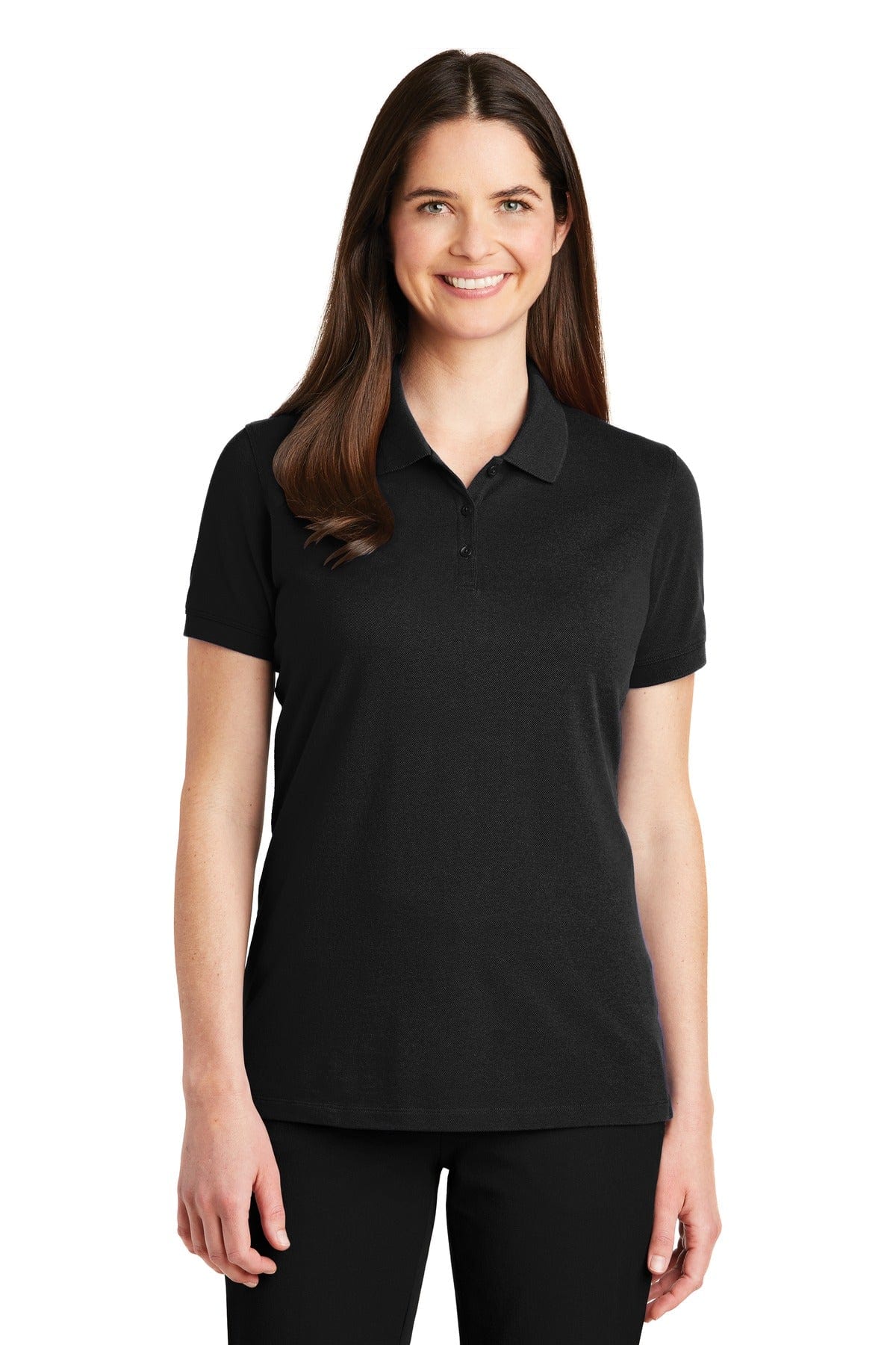 Port Authority Polos/Knits XS / Black Port Authority ®  Ladies EZCotton ®  Polo. LK8000