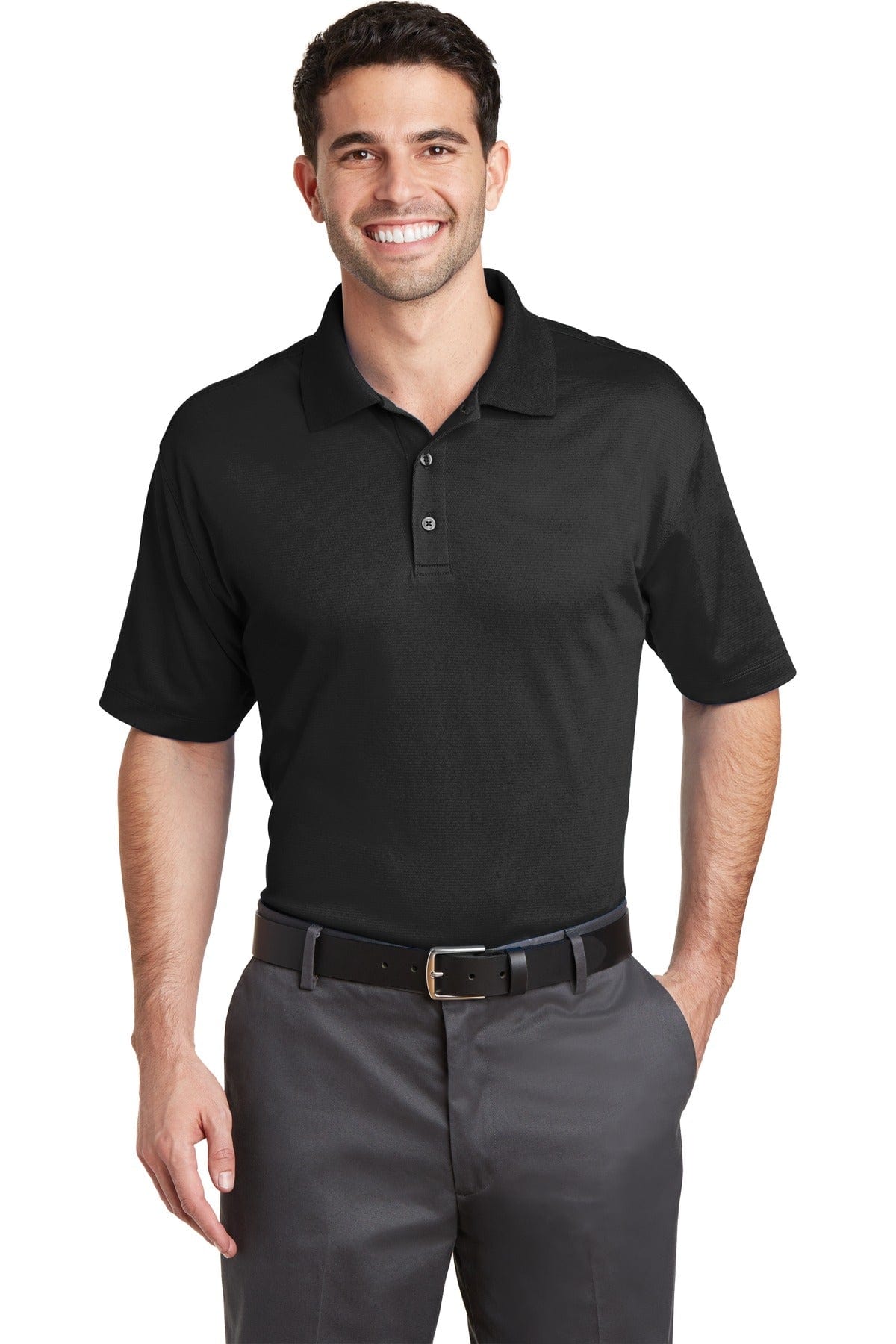 Port Authority Polos/Knits XS / Black Port Authority®  Rapid Dry ™  Mesh Polo. K573