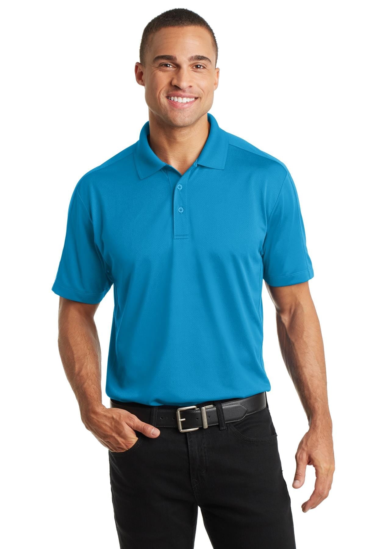 Port Authority Polos/Knits XS / Blue Wake Port Authority ®  Diamond Jacquard Polo. K569