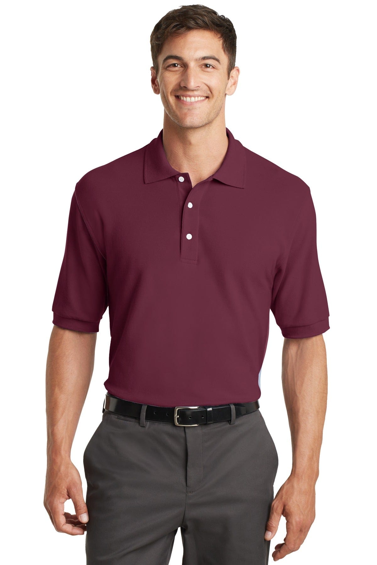 Port Authority Polos/Knits XS / Burgundy DISCONTINUED  Port Authority ®  100% Pima Cotton Polo.  K448