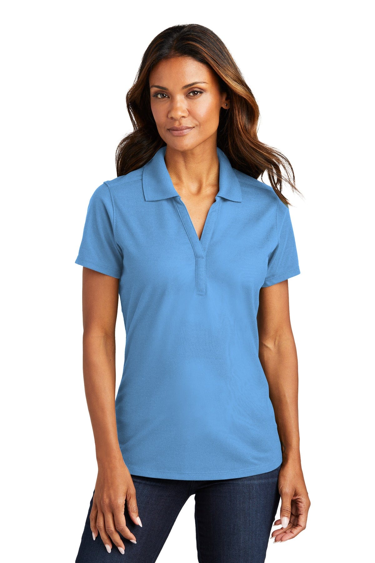 Port Authority Polos/Knits XS / Carolina Blue Port Authority  ®  Ladies EZPerformance  ™  Pique Polo. LK600