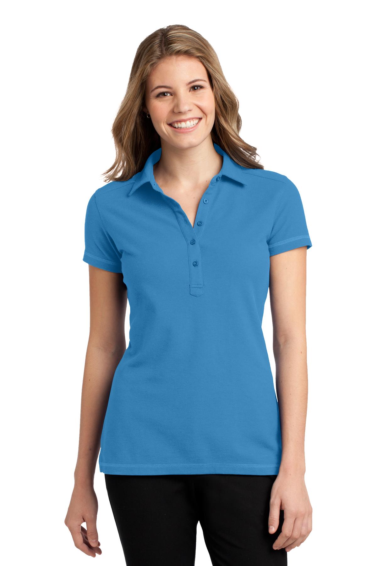 Port Authority Polos/Knits XS / Celadon Blue DISCONTINUED  Port Authority ®  Ladies Modern Stain-Resistant Polo. L559