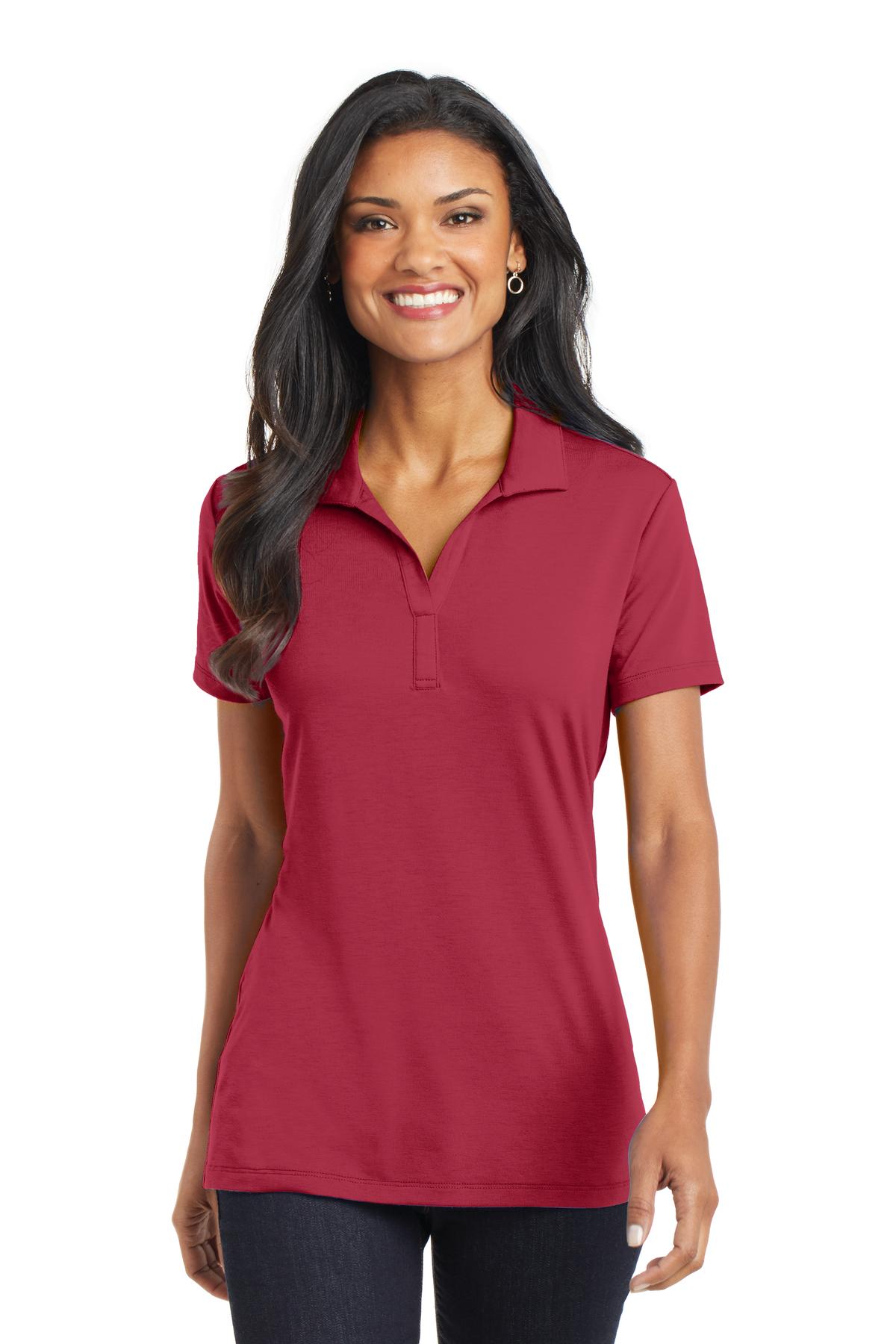 Port Authority Polos/Knits XS / Chili Red Port Authority ®  Ladies Cotton Touch ™  Performance Polo. L568