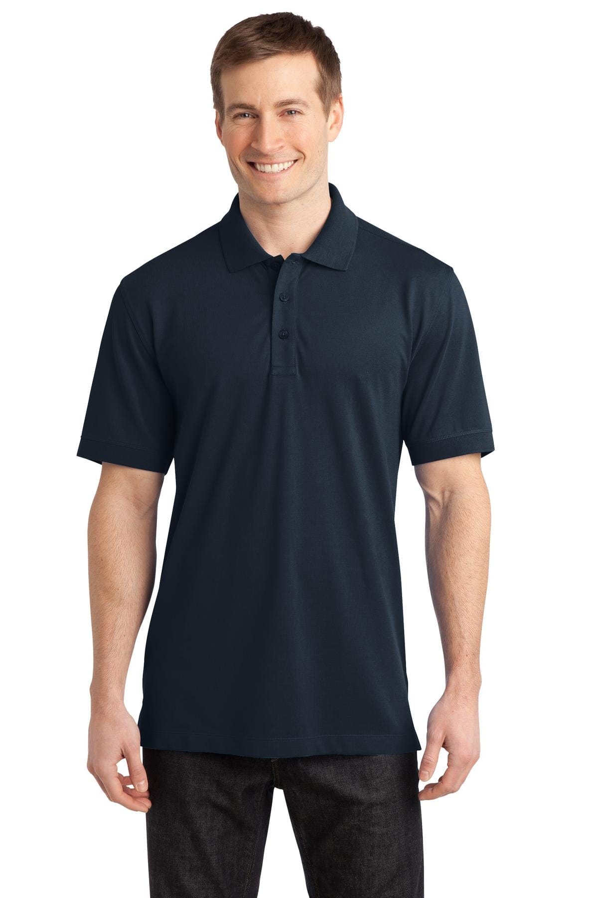 Port Authority Polos/Knits XS / Dress Blue Navy Port Authority®  Stretch Pique Polo. K555