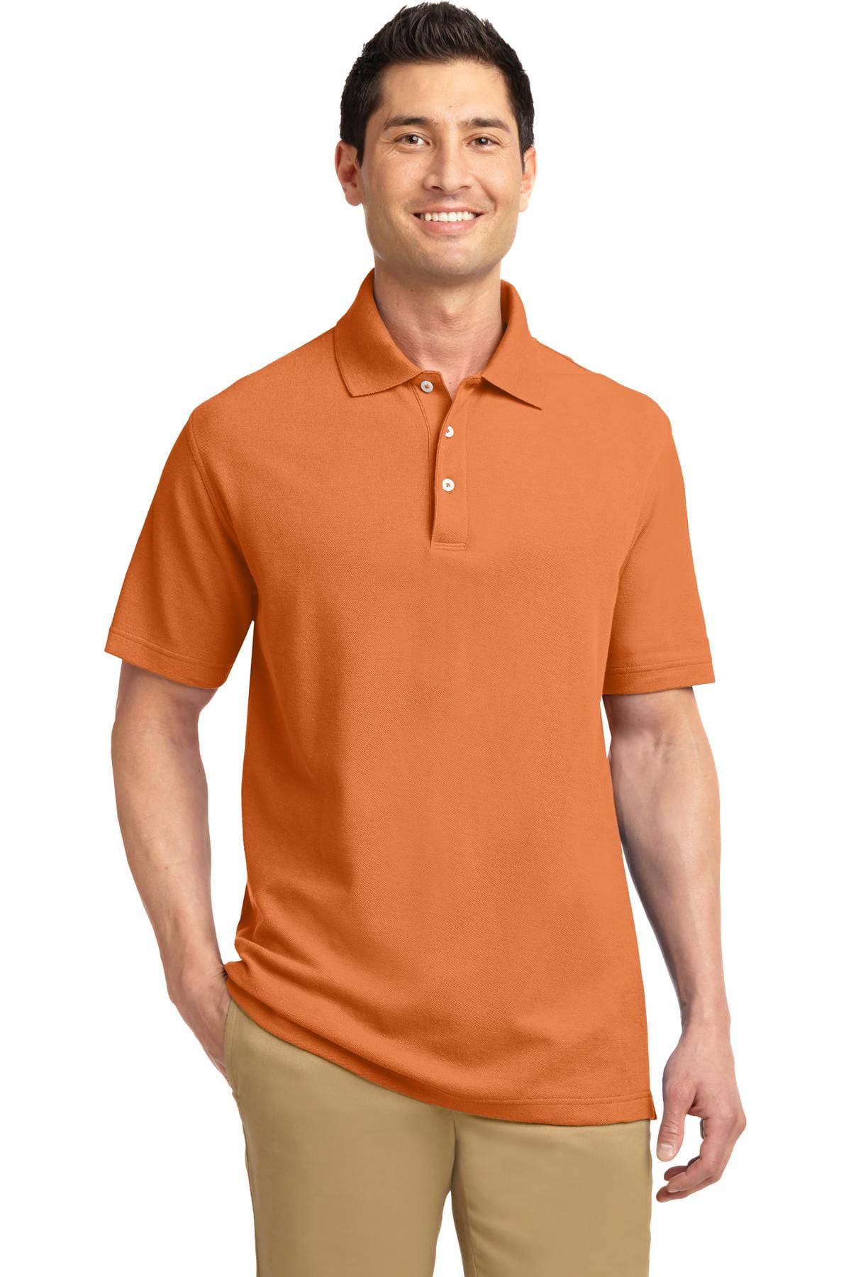 Port Authority Polos/Knits XS / Dusty Orange DISCONTINUED  Port Authority ®  EZCotton™ Pique Polo. K800