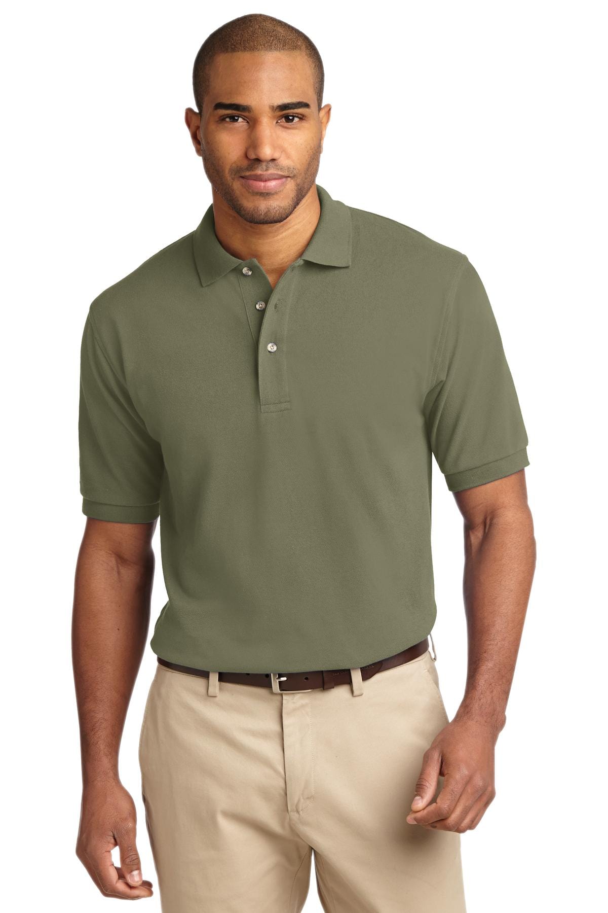 Port Authority Polos/Knits XS / Faded Olive Port Authority®  Heavyweight Cotton Pique Polo.  K420