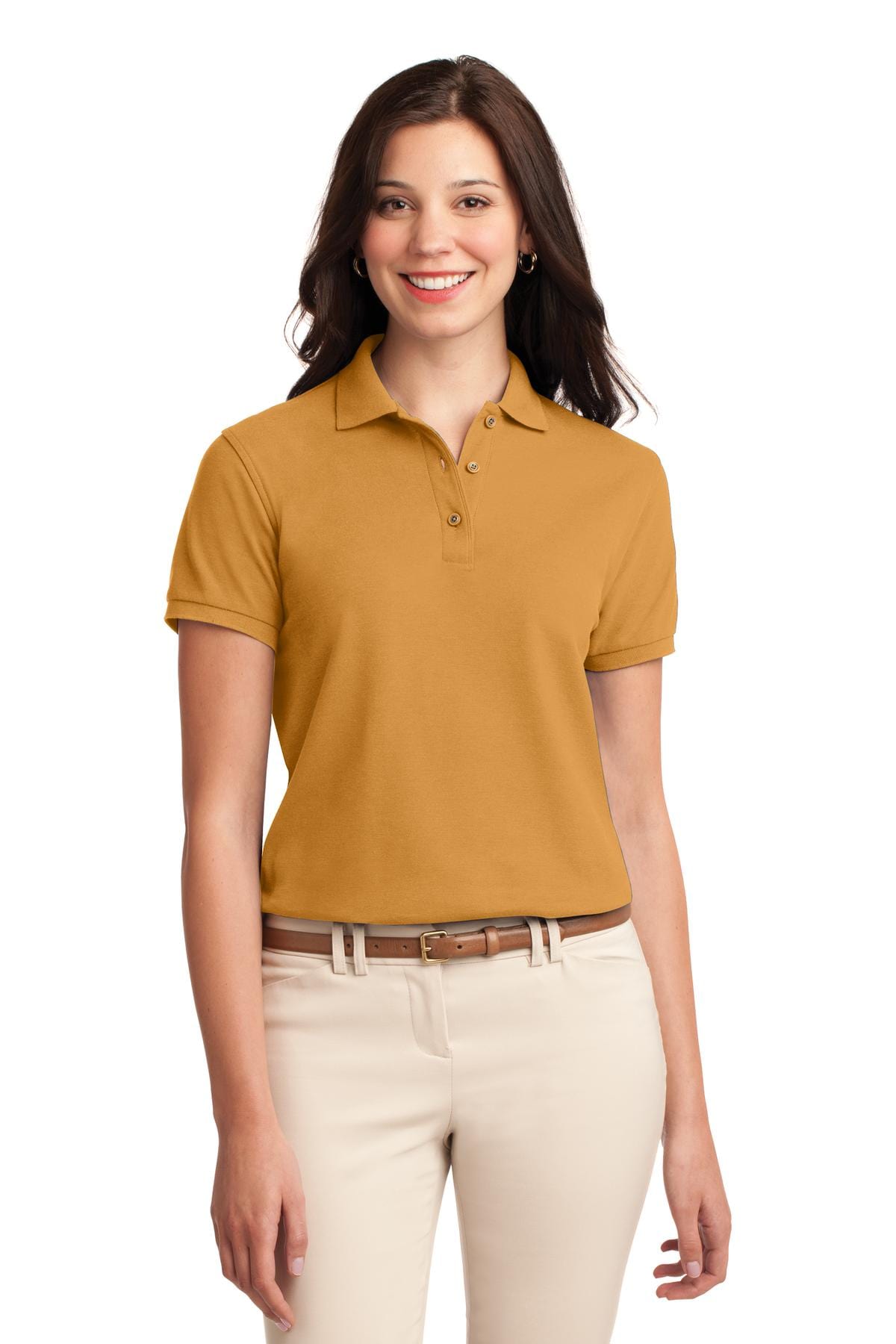 Port Authority Polos/Knits XS / Gold Port Authority ®  Ladies Silk Touch™ Polo.  L500