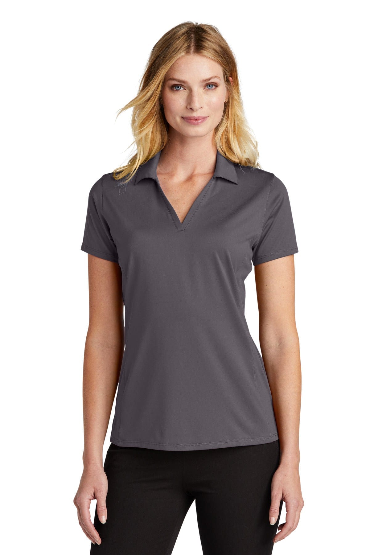 Port Authority Polos/Knits XS / Graphite Port Authority LK398: Ladies Performance Staff Polo