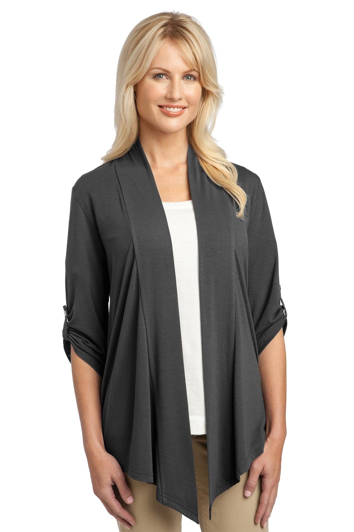 Port Authority Polos/Knits XS / Grey Smoke Port Authority ®  Ladies Concept Shrug. L543