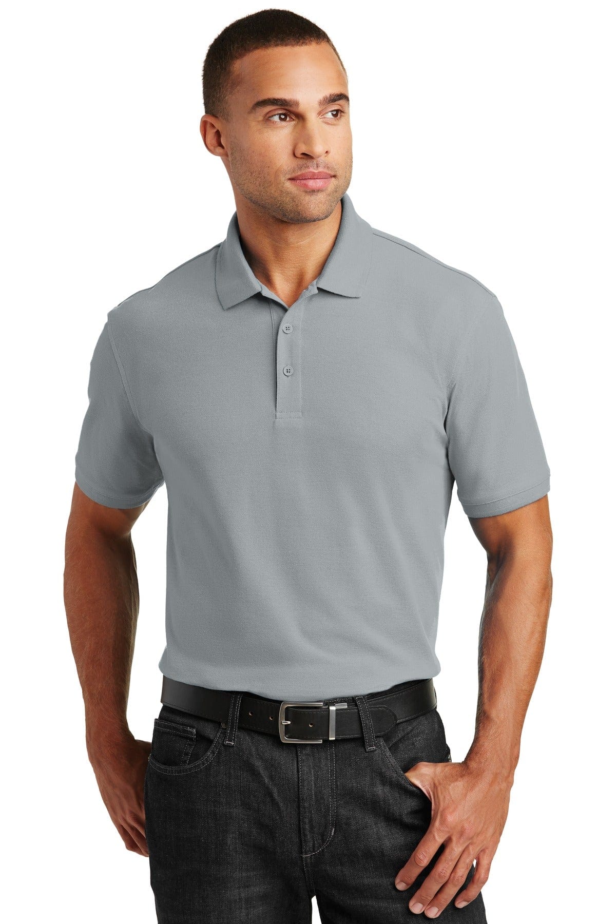 Port Authority Polos/Knits XS / Gusty Grey Port Authority®  Core Classic Pique Polo. K100