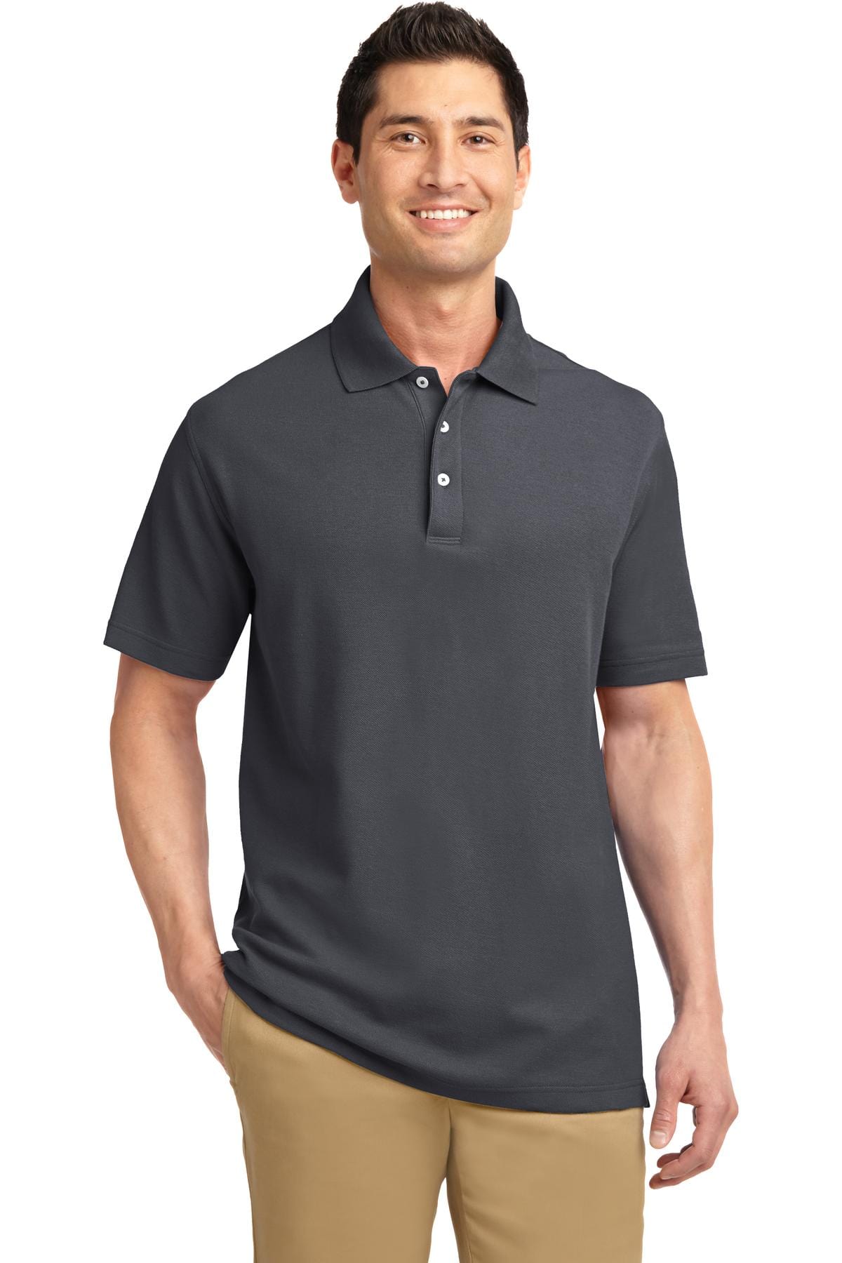 Port Authority Polos/Knits XS / Iron Grey DISCONTINUED  Port Authority ®  EZCotton™ Pique Polo. K800