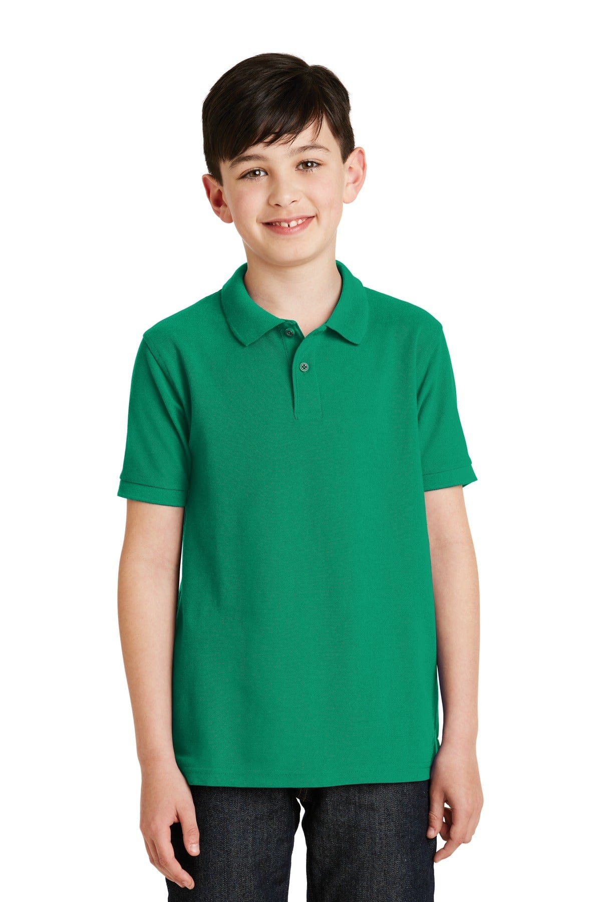 Port Authority Polos/Knits XS / Kelly Green Port Authority ®  Youth Silk Touch™ Polo.  Y500