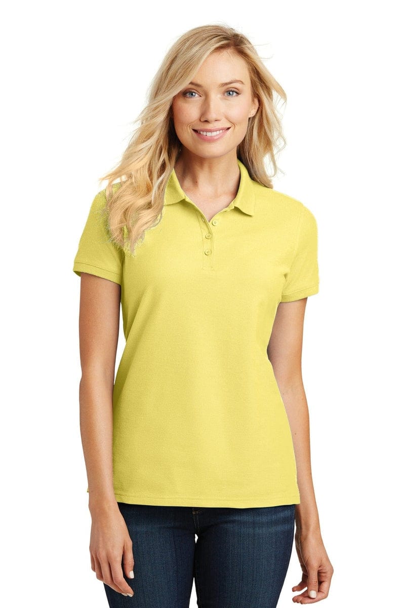 Port Authority Polos/Knits XS / Lemon Drop Yellow Port Authority ®  Ladies Core Classic Pique Polo. L100