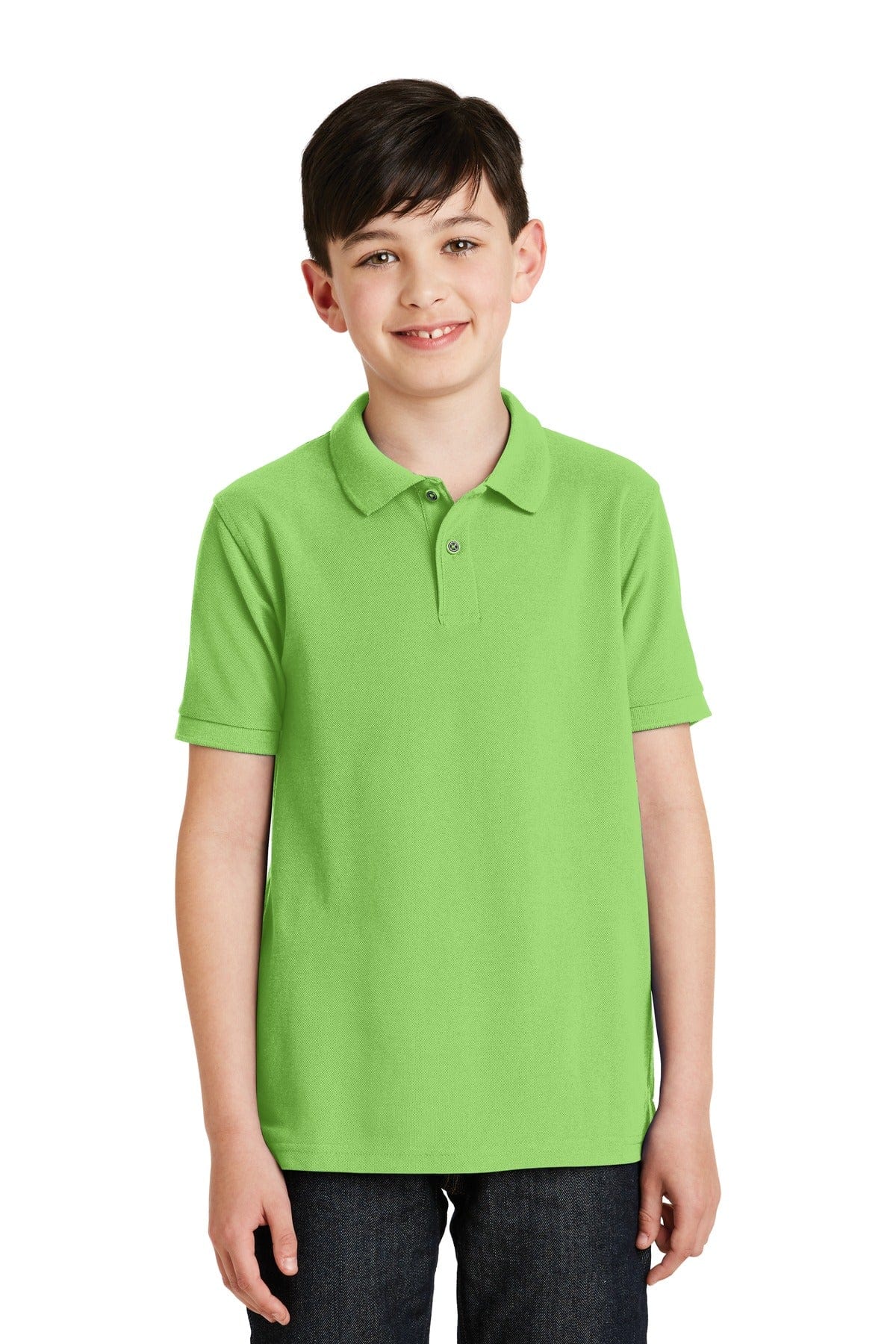 Port Authority Polos/Knits XS / Lime Port Authority ®  Youth Silk Touch™ Polo.  Y500