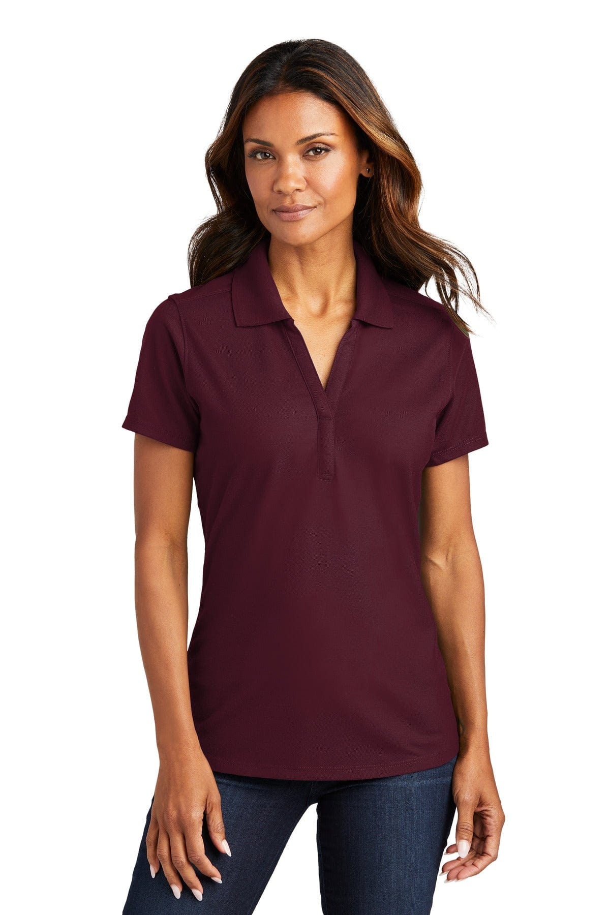 Port Authority Polos/Knits XS / Maroon Port Authority  ®  Ladies EZPerformance  ™  Pique Polo. LK600