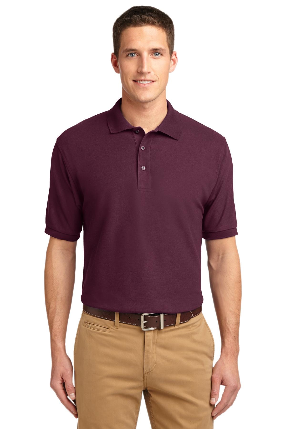 Port Authority Polos/Knits XS / Maroon Port Authority®  Silk Touch™ Polo.  K500