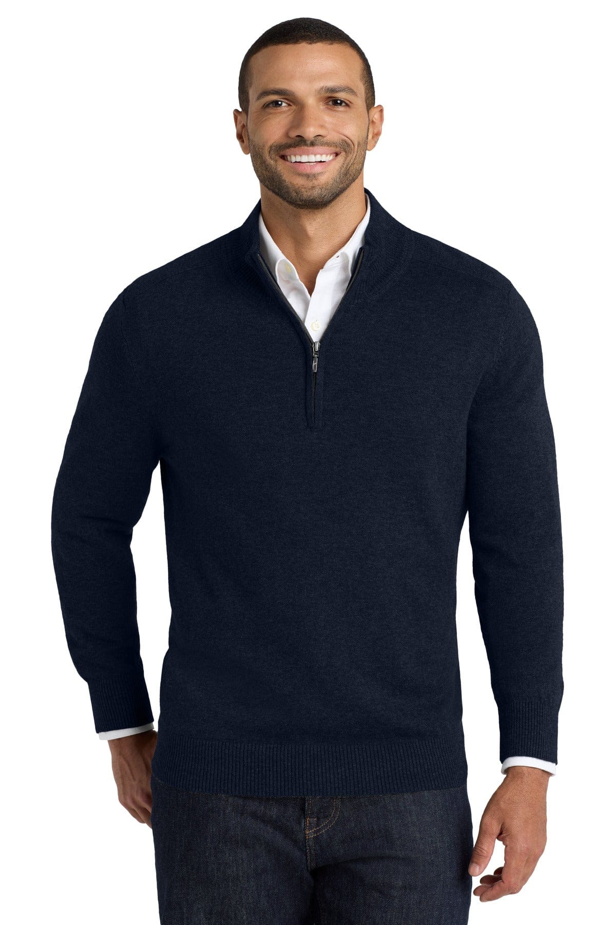 Port Authority Polos/Knits XS / Navy Port Authority ®  1/2-Zip Sweater. SW290